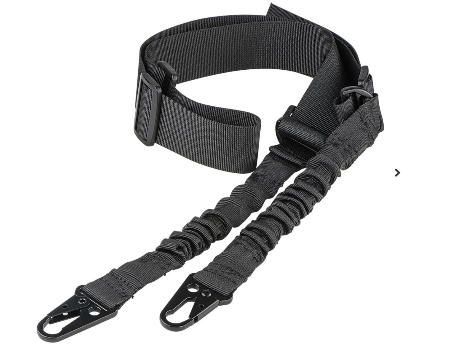 CVLIFE Two Points Rifle Sling with Length Adjuster Traditional Sling with Metal Hook for Outdoors