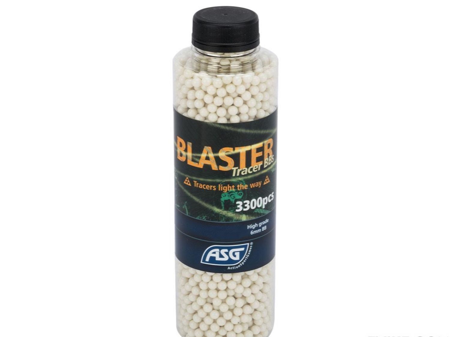 ASG Blaster 6mm Airsoft Tracer BBs (Color: Green / 0.28g / 3300 Rounds)